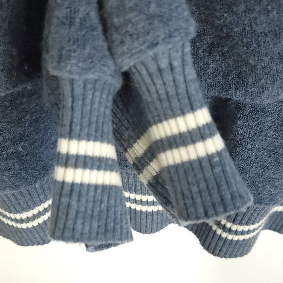 Vtg Intrepid Sweater Men's Large Blue Pullover V Neck Grandpa Preppy Grunge - Picture 7 of 8